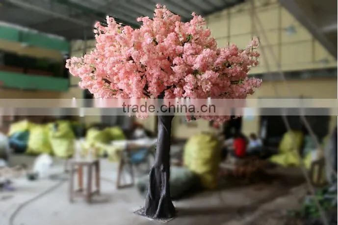 silk cherry blossom tree indoor decoration artificial cherry /sakura flower trees