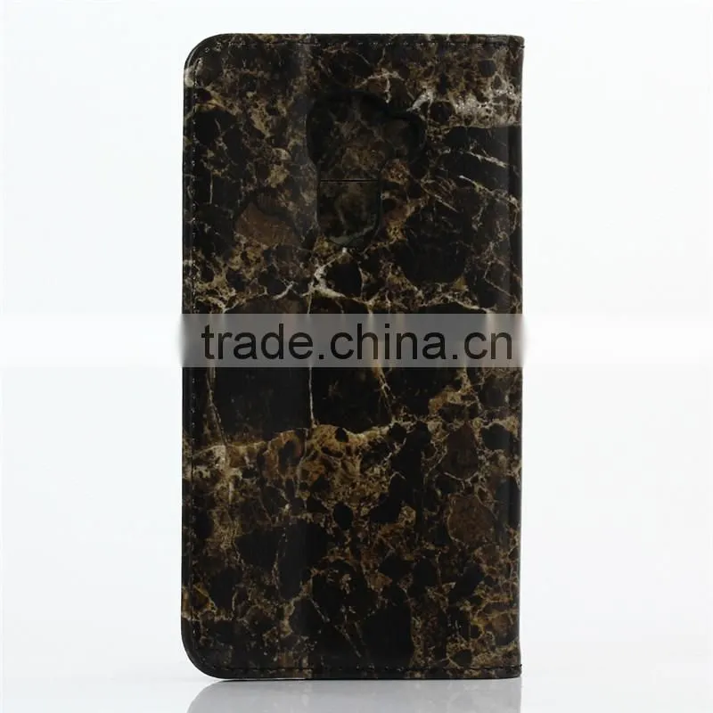 Noble design high quality marble PU card bumper/pocket cell phone case for Blackberry DTEK60