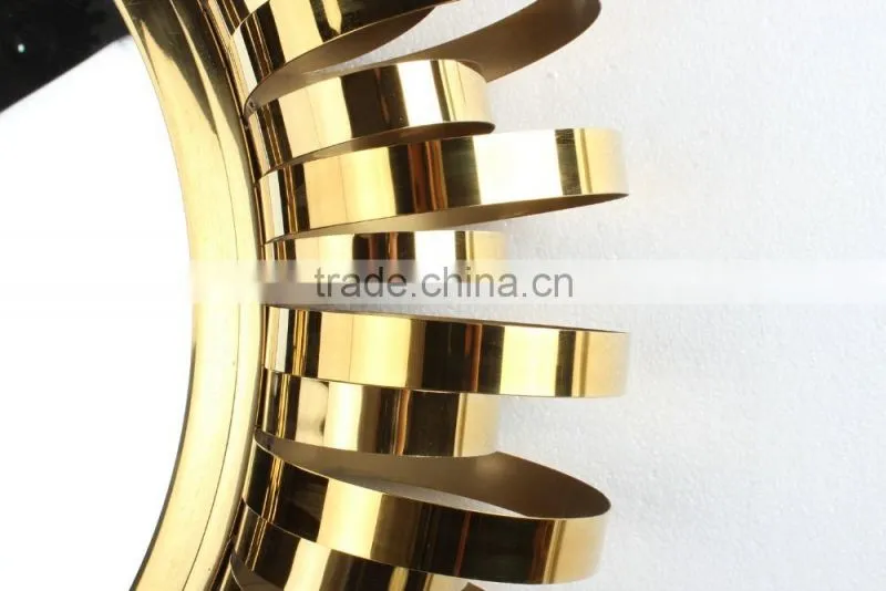 Stainless Steel Framed Decorative Wall Mirror