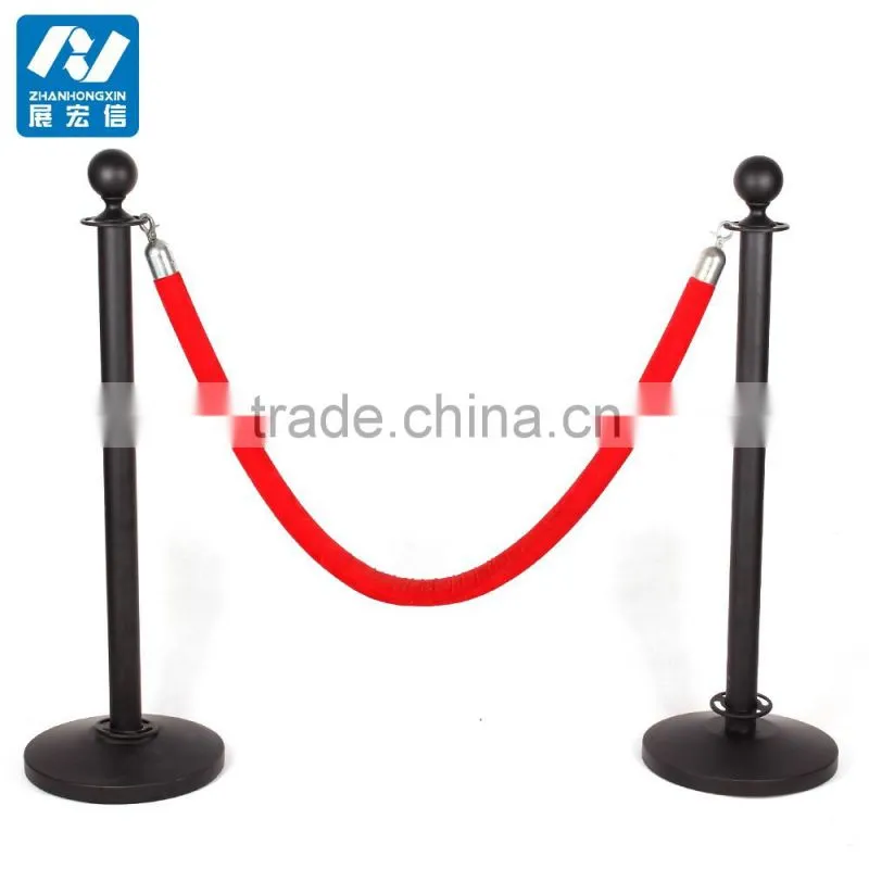 Velour queue rope stanchion ropes and posts
