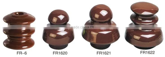 different types of electrical ceramic porcelain shackle transmission line insulators