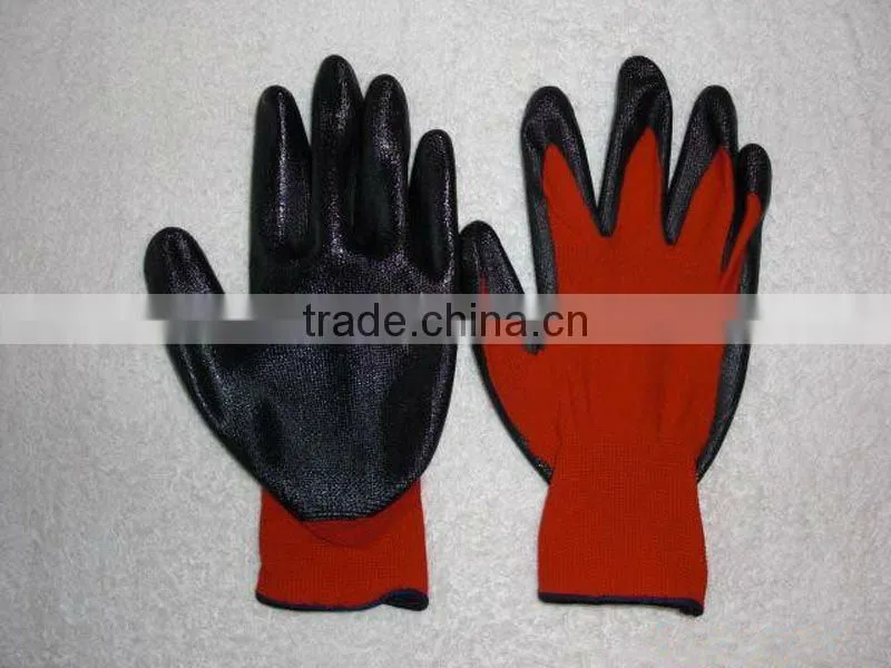 13gauge nitrile coated nylon glove