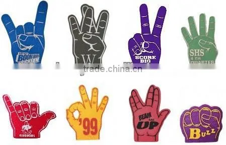 best promotional wave foam hand