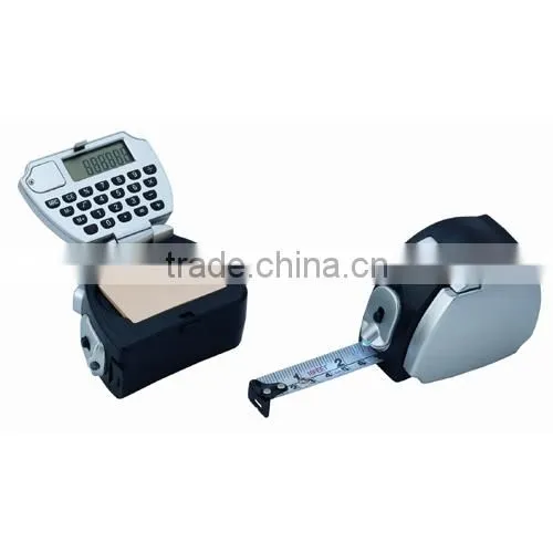 Multifunctional LED Light, Memo Pad, Accurate Calculator of Digital Measuring Tape