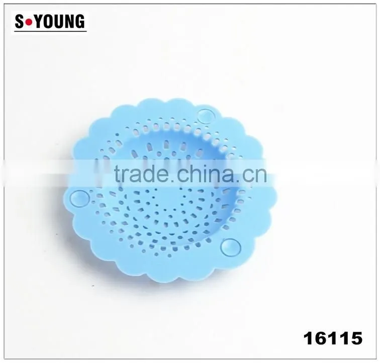 16115 Household Sink Strainer Silicone Hair Catcher