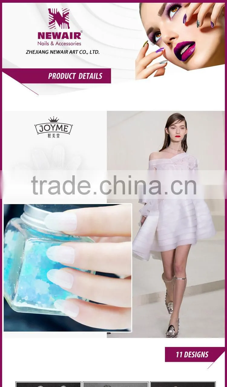 Imported ABS full cover 3D nail art design tips