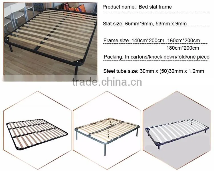 modern design best sell twin slatted bed frame