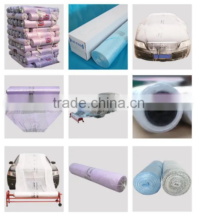 auto adhesive paint masking protect film 3.8*100m