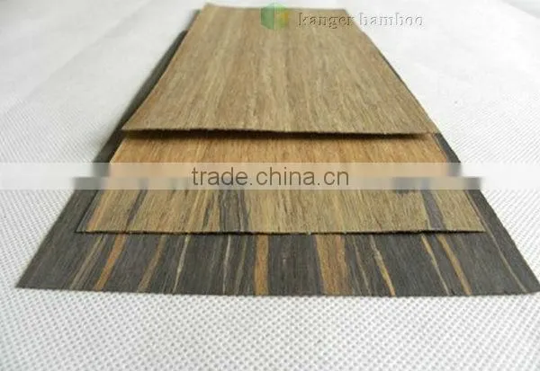 Tiger Grains--Good Decoration Material Transparent Carbonized Bamboo Veneer