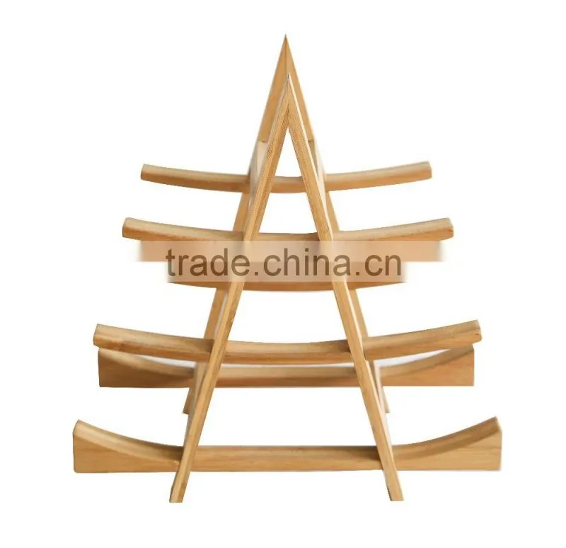Hot sale discounter home furniture bamboo wine rack