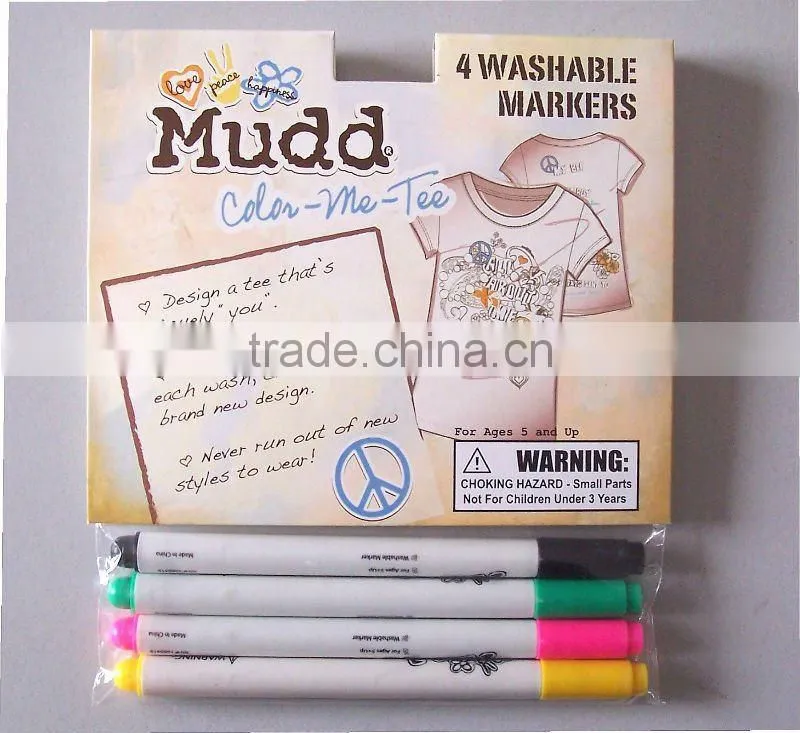 kearing brand permanent fabric marker with many colors,FM10