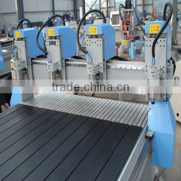 1800*2500*200mm multi-spindle/multi-heads Wood CNC Router Machine for batch production