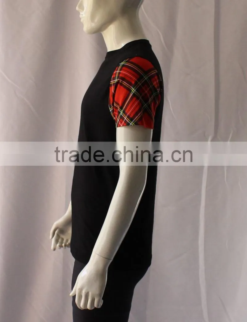 Black cotton t shirts men