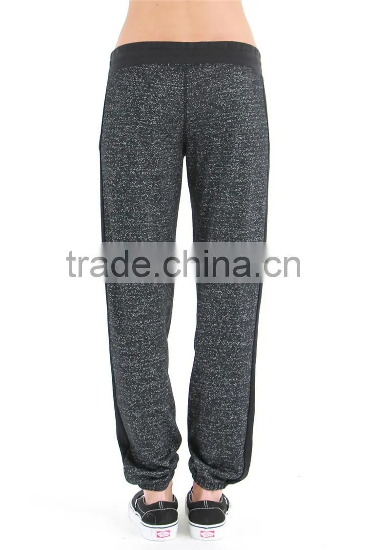 Comfortable cotton waistband drawstring joggers women jogger pants