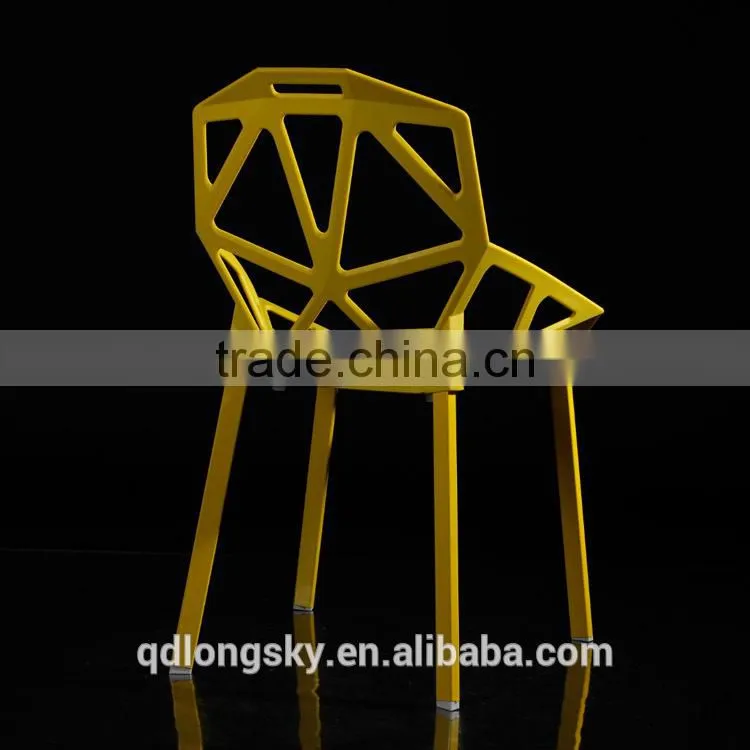 LS-4003 Wholesale Modern high quality Indoor and Outdoor Furniture PP dining chair plastic garden chair