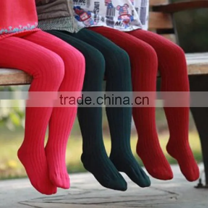 Latest Fall Kids Knitted Leggings Fashion Striped Cotton Baby Tights Toddle Wear Ready Stock SC40827-10
