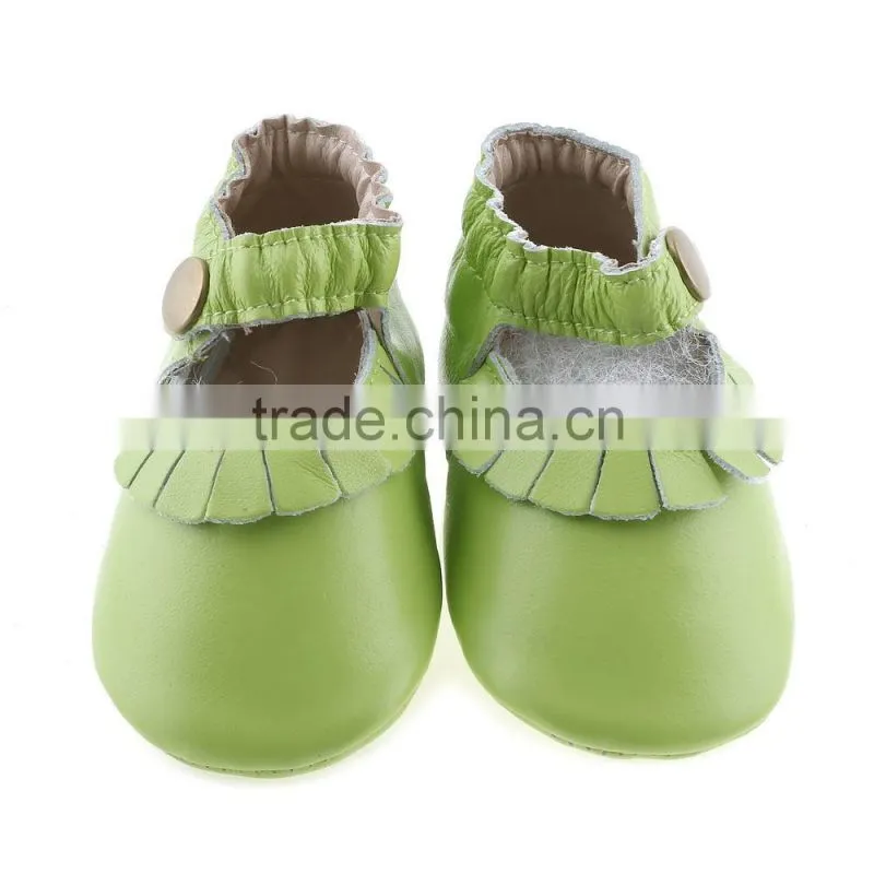 Soft touch leather kids moccs, cute baby girl leather moccasins