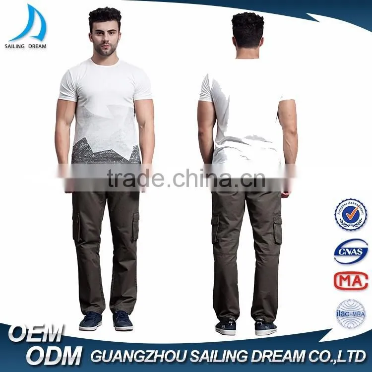 High quality bulk wholesale cheap 100% cotton work trousers pants European style mens chino pants