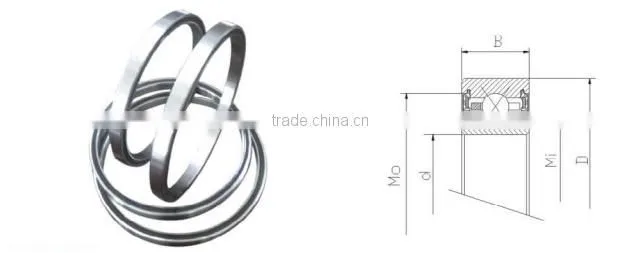 High accuracy super thin section bearing JU100cp0 / cscu100-2rs
