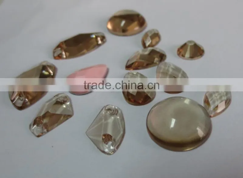 sew on flat back acrylic rhinestones