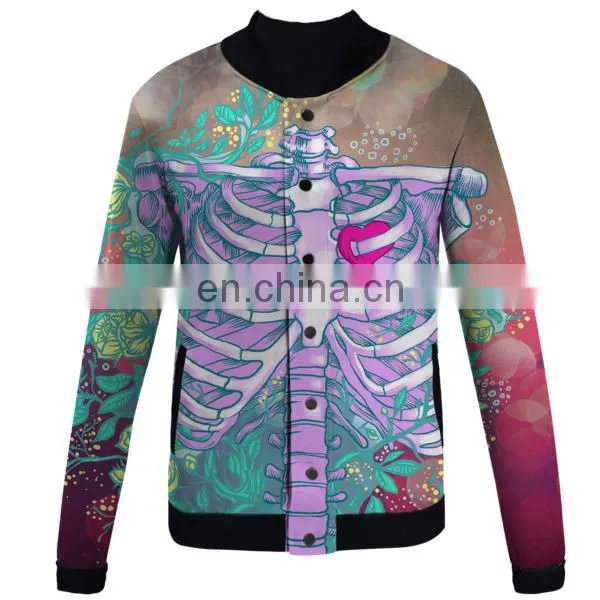 sublimated modern team light weight baseball jackets for players