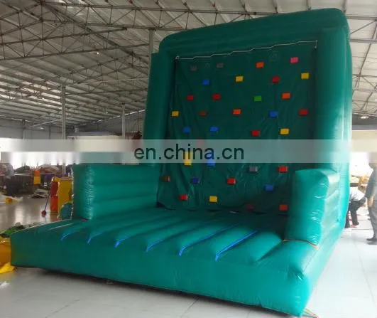 Green inflatable climbing wall ,inflatable rock climbing wall