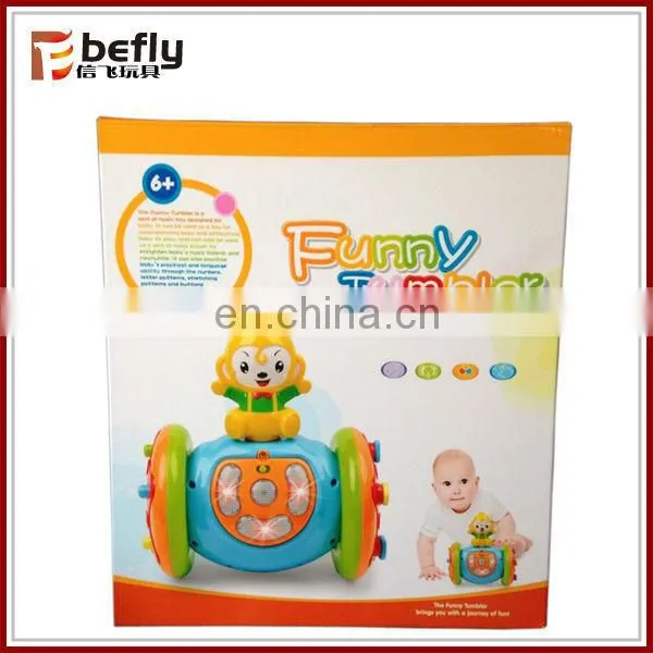 Intelligent plastic baby trumpet toy