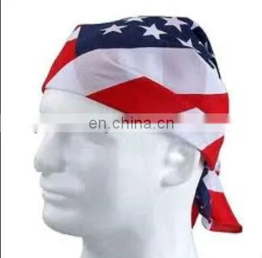 custom floral flag bandana