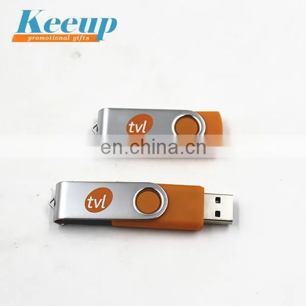 Cheap Wholesale Promotional Gift Twist Metal USB Flash Drive