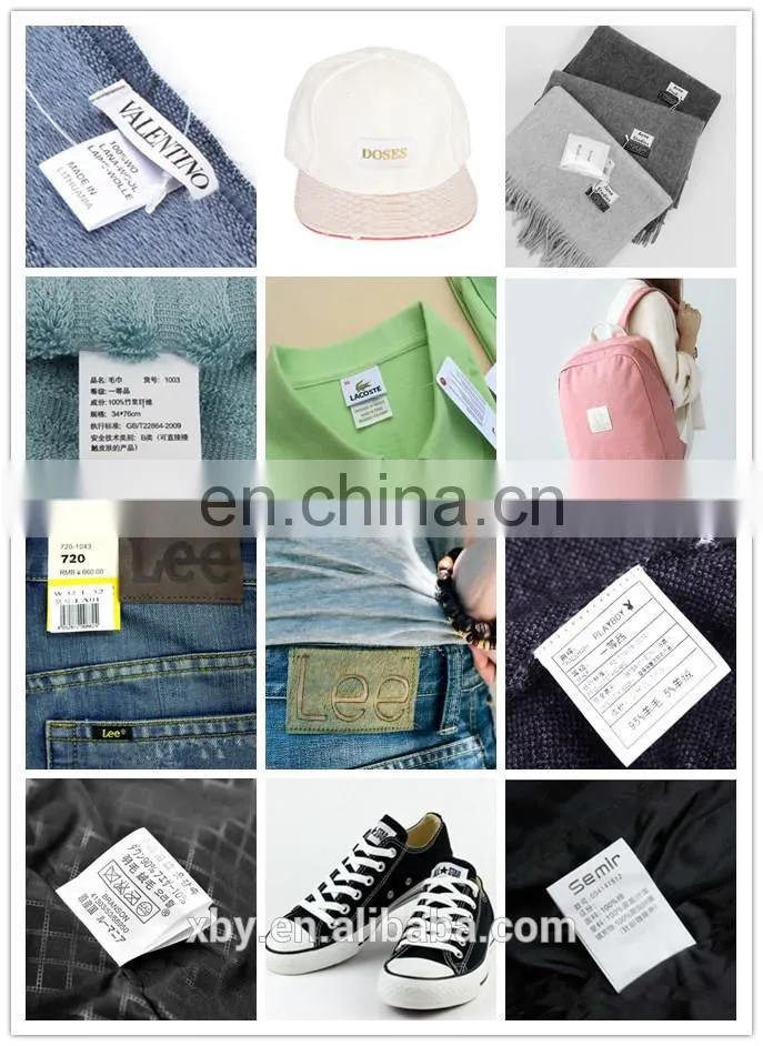 Jeans leather patch for garments