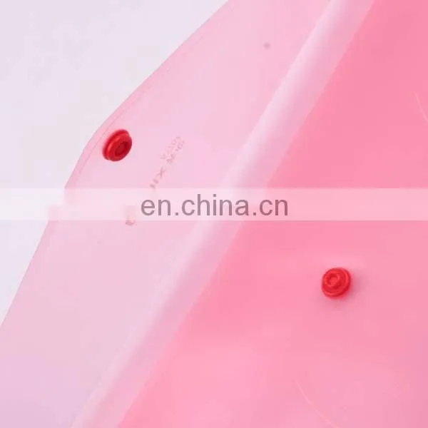 clear transparent pvc bag/plastic file bag