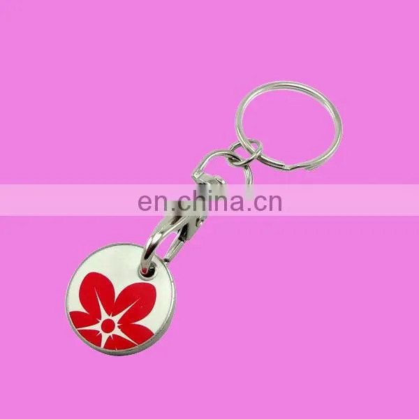 custom made trolley coin keychains with your own logo