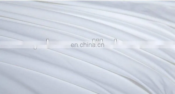 jacquard white 100% cotton fabric for hotel bedding/hospital/sauna center/leisure club/laundry