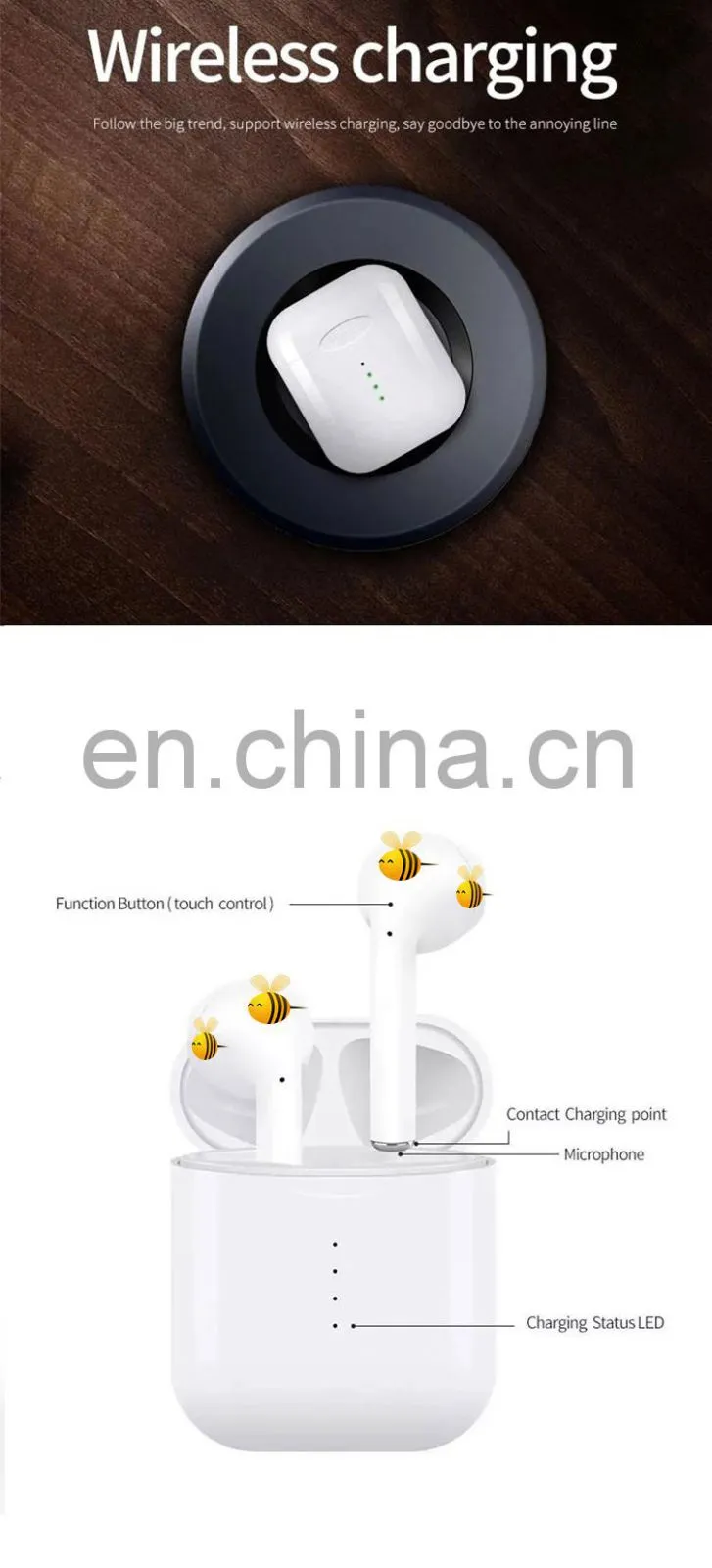 2021 Best Sound Quality Blue tooth 5.0 WirelessI i10 i11 i12tws TWS Earbuds