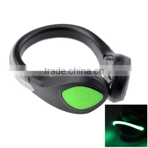 Outdoor Portable Bike Cycling Sports Safety Signal Shoes Wrist LED Light Clip