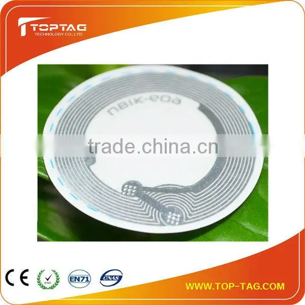 Transparent PET RFID ntag213 inlay, MF 1K Inlay