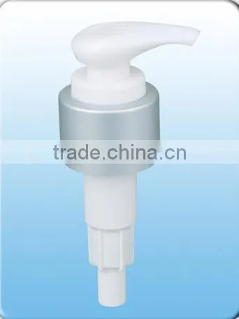 Plastic Hand Lotion Pump with Aluminum cover 33/410