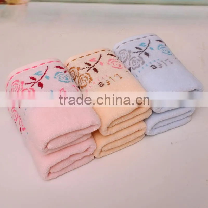 2015 hot sale jacquard satin 100% cotton customized beach towel terry printed bath towel