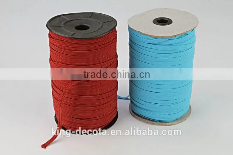 Rubber elastic sewing threads