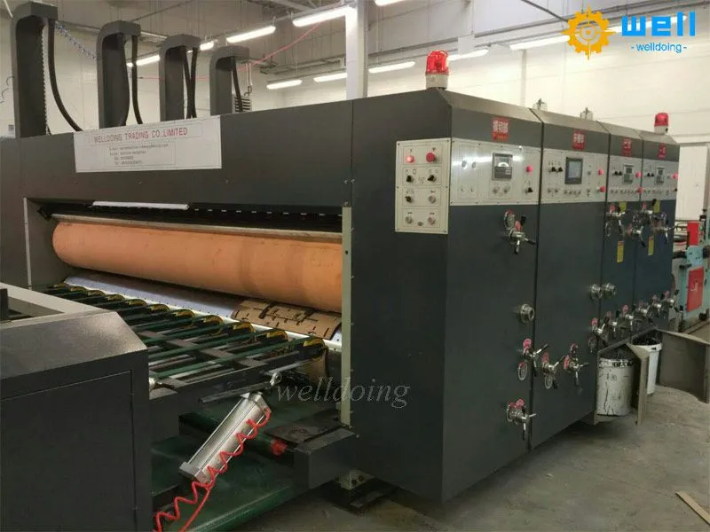 Corrguated carton printing slotting die cutting equipment supplier