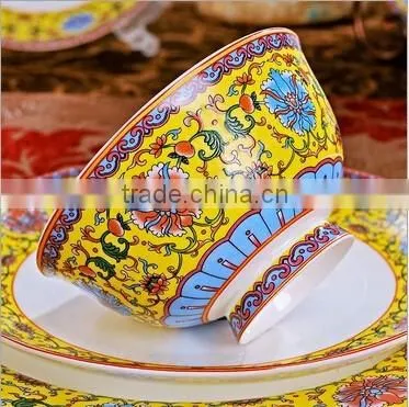 56 pcs luxious dinner set made in China