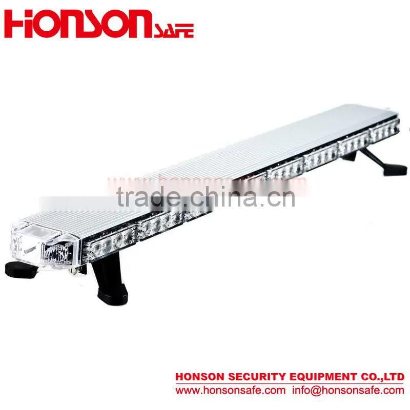 42'' 1W New hot super thin aluminium warning lightbar waterproof HS4148