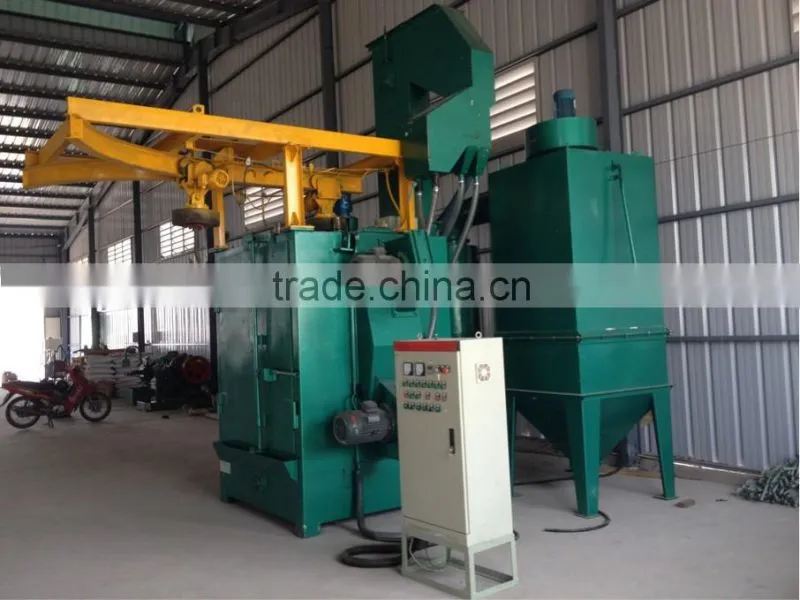 Casting machineries Hook Type Shot Blasting Machine sand blasting