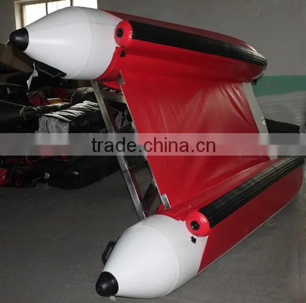 PVC/Hypalon material high speed Inflatable Boat Catamaran 330 car marine boat