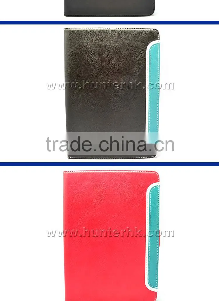 PU Leather Binary Color Tablet Case For iPad Air 2