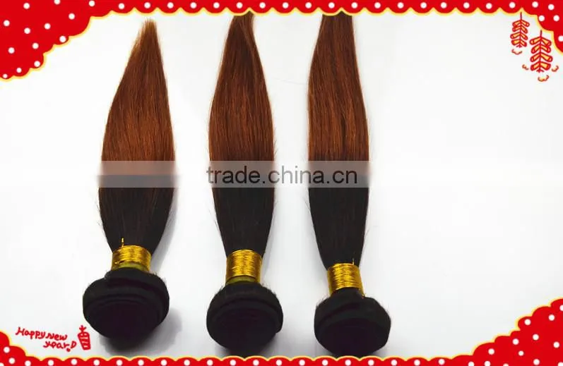 ombre hair extensions/weft brazilian hair grade 5A