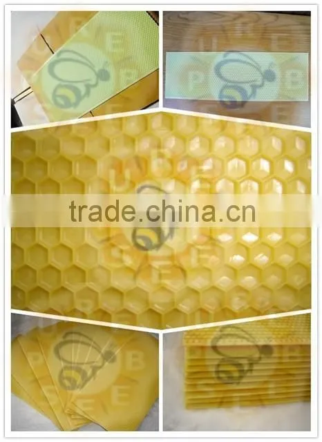 Purebees beekeeping equipment apis mellifera beeswax plastic foundation sheet