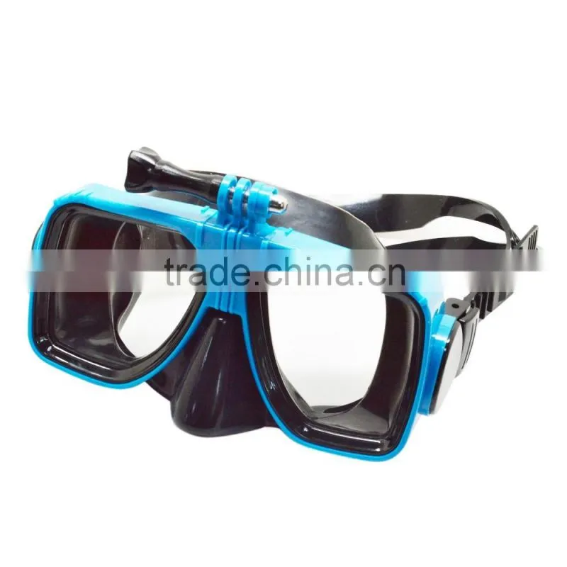 New shoot gopro Diving Mask swimming goggle camera masks for go pro /GitUp Git2 action cam
