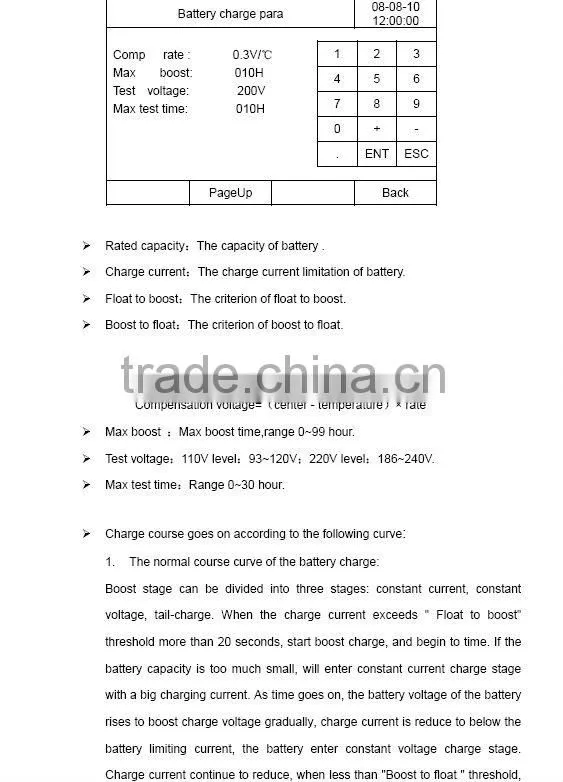 LCD substation power supply control and management system