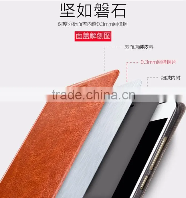 High Quality MOFI Rui Series Slim Flip Stent Phone Stand Original PU Leather Case Cover For HTC Desire 728 5.5inch TB-0125